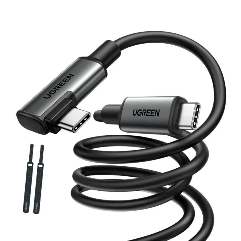 USB-C Data and Charging Cable - USB-C UGREEN US551 (90629) Angled, 60W, 5m, Black