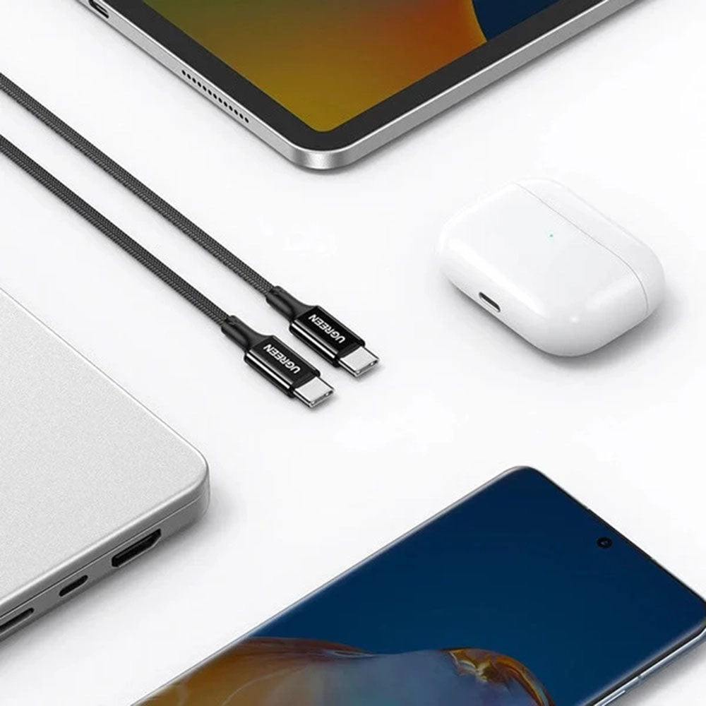 USB-C Data and Charging Cable - USB-C UGREEN US557 (15267), 100W, 1m, White