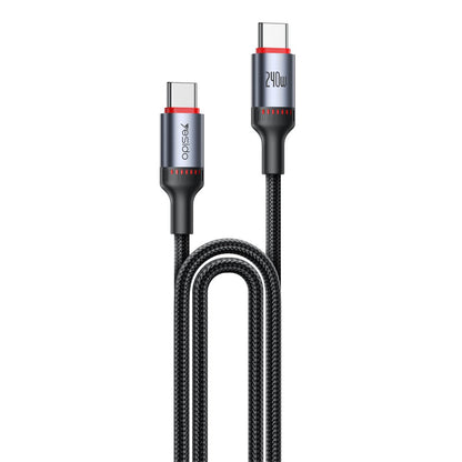 USB-C Data and Charging Cable - USB-C Yesido CA185, 240W, 1.2m, Black