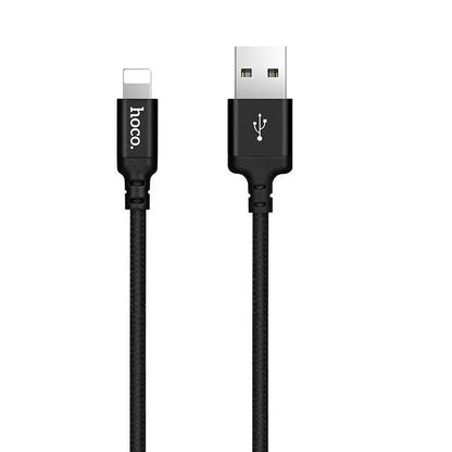 HOCO X14 Times Cable de carga y datos USB-A - Lightning HOCO X14 Times, 18W, 1m, Negro