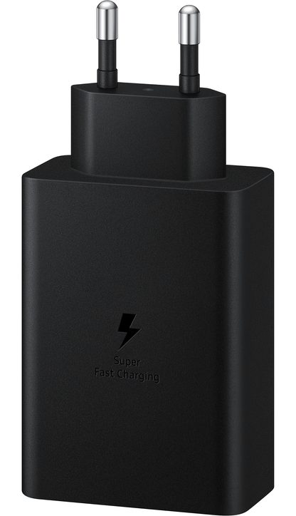 Cargador de red Samsung Trio, 65 W, 3,5 A, 1 x USB-A - 2 x USB-C, negro EP-T6530NBEGEU