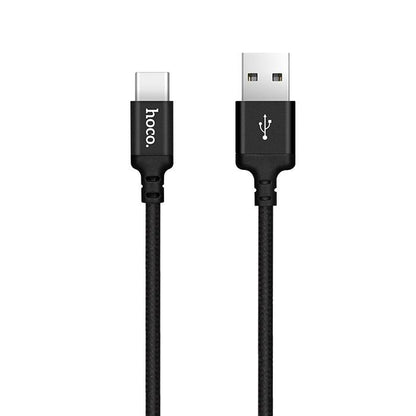 Cable de datos y carga USB-A - USB-C HOCO X14 Times, 18W, 1m, Negro