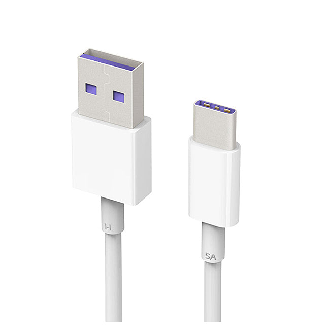 Cable de datos y carga USB-A - USB-C Huawei AP71, 40W, 1m, Blanco 4072007