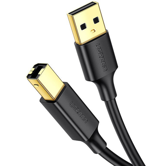Cable de Impresora UGREEN US135, USB-A - USB-B, 3m, Negro