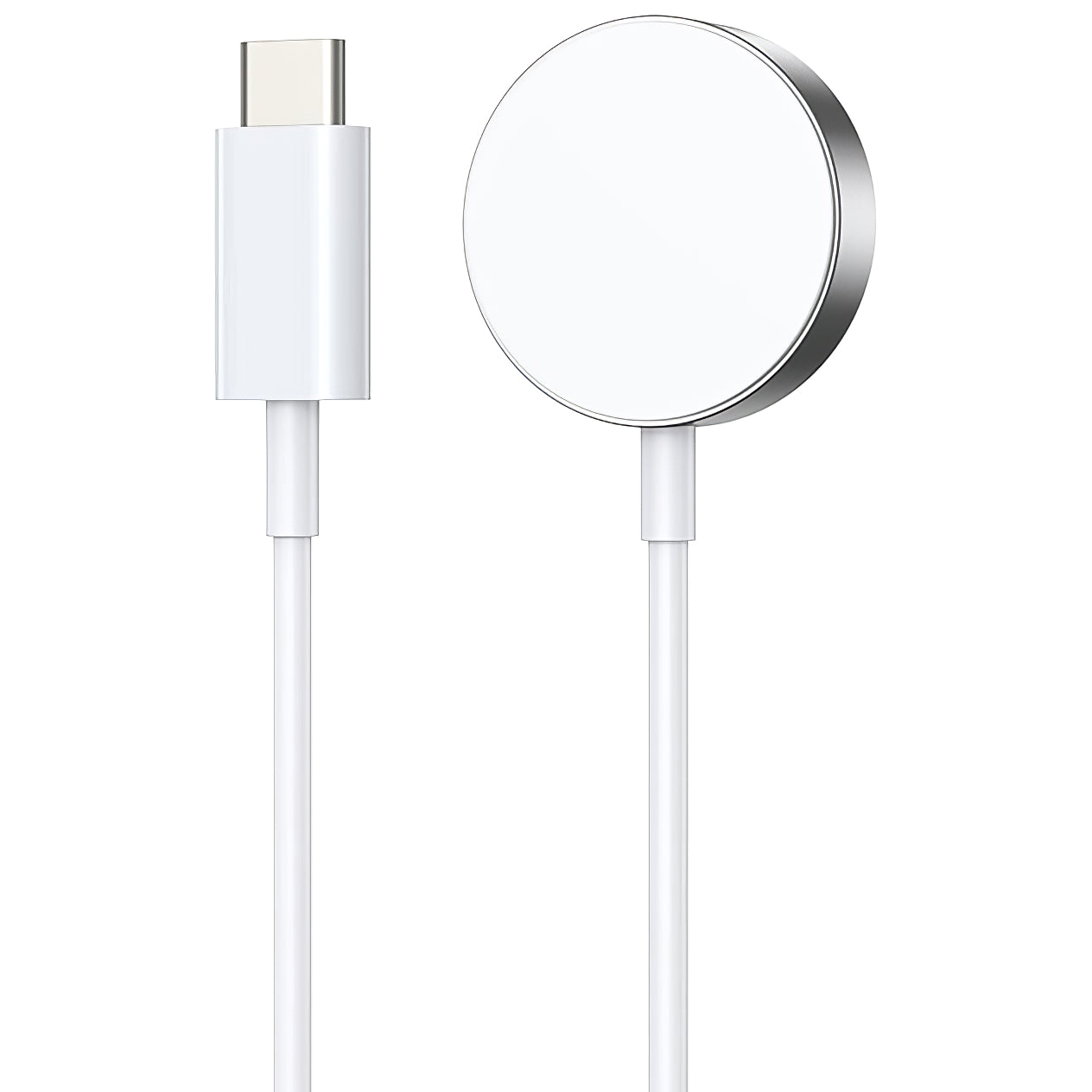 Cargador inalámbrico BWOO WL-18 para Apple Watch Series, USB-C, Blanco