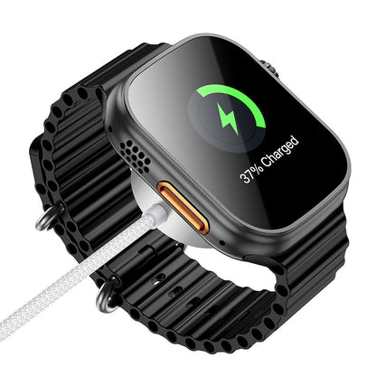 Cable de Carga HOCO CW59 para Apple Watch / Samsung Galaxy Watch Series, Blanco