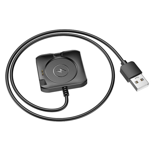 Cable de Carga para Smartwatch HOCO Y28, USB-A, Negro