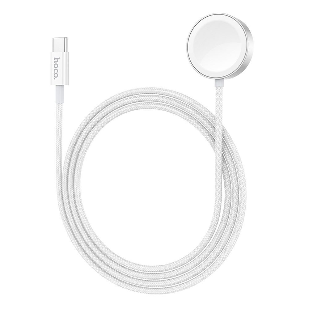 Cable de Carga HOCO CW59 para Apple Watch / Samsung Galaxy Watch Series, Blanco
