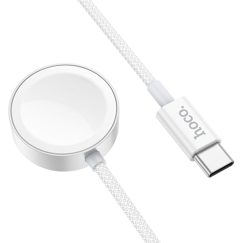 Cable de Carga HOCO CW59 para Apple Watch / Samsung Galaxy Watch Series, Blanco