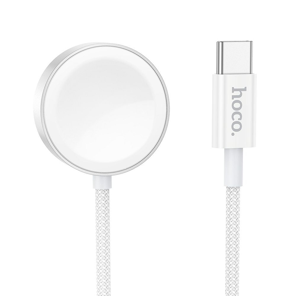 Cable de Carga HOCO CW59 para Apple Watch / Samsung Galaxy Watch Series, Blanco