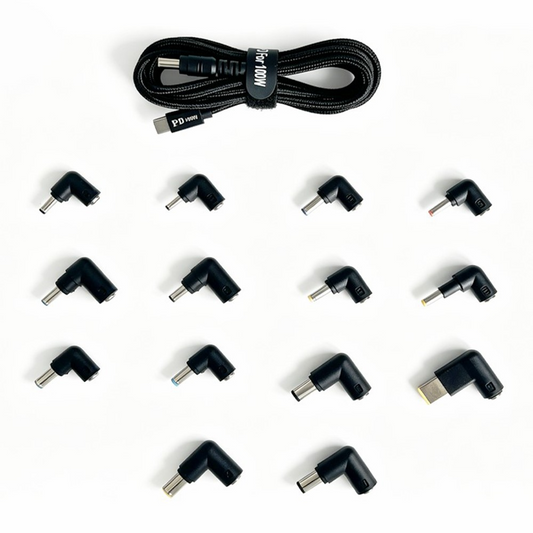 Cable de carga OEM, 2m, 14en1, Negro