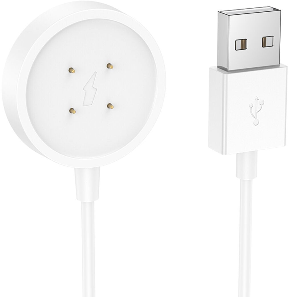 Cable de Carga para Smartwatch HOCO Y24, USB-A, Blanco