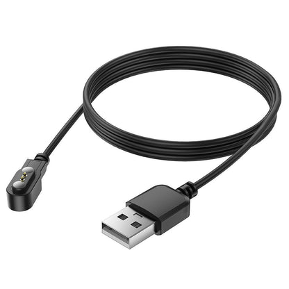 Cable de Carga para Smartwatch HOCO Y26 / Y27, USB-A, Negro