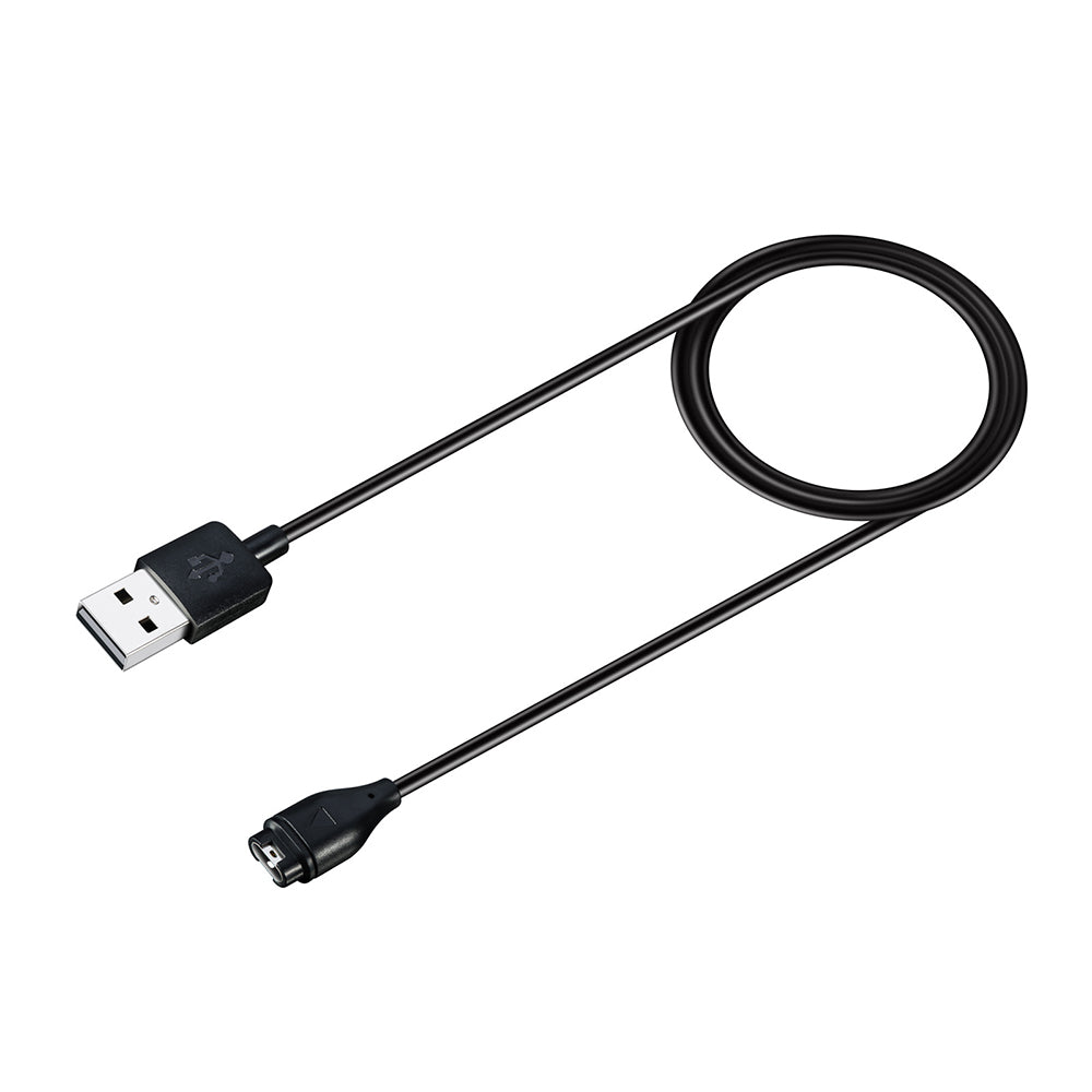 Cable de Carga Techsuit TGC1 para Garmin Watch Fenix / vivoactive Series, USB-A, Negro