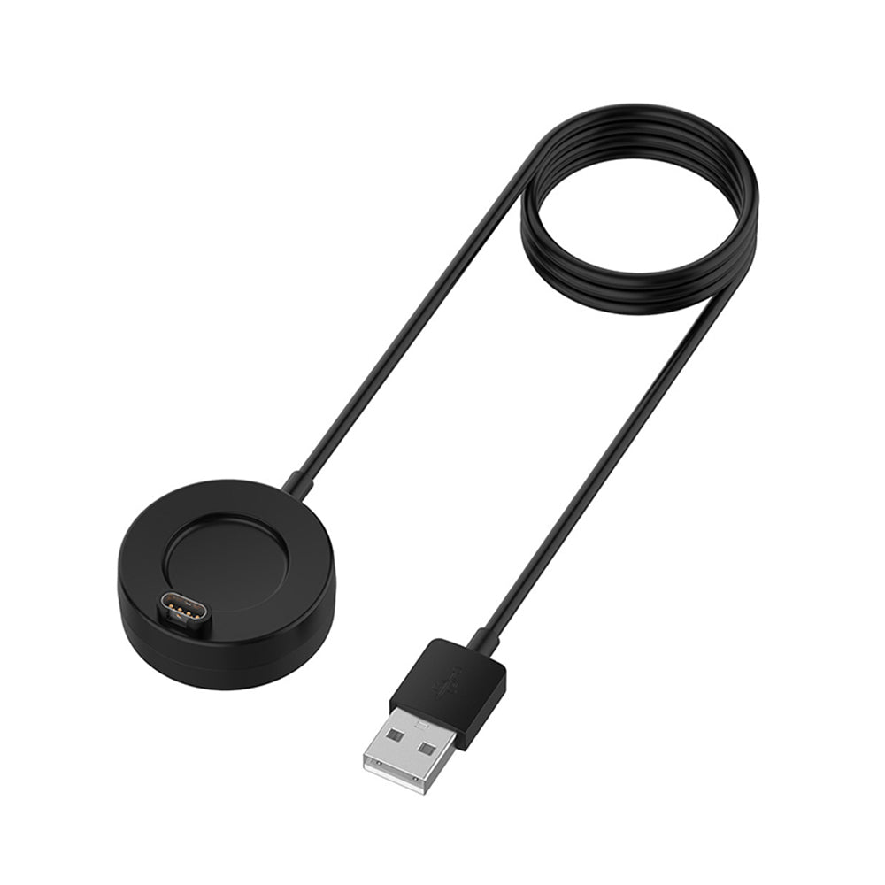 Cable de Carga Techsuit TGC4 para Garmin Fenix 5 Plus / 7X / 6X / 6 / 5, USB-A, Negro