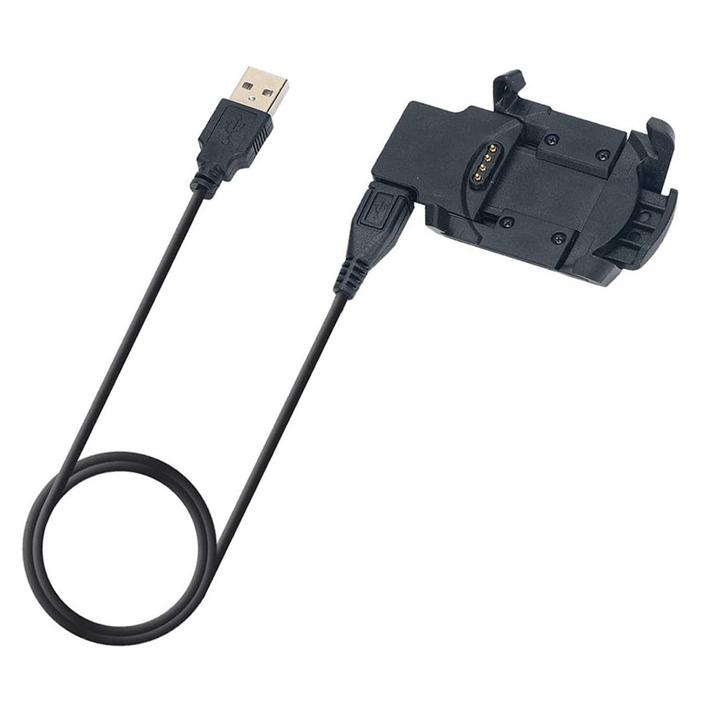 Cable de Carga Techsuit TGC5 para Garmin Fenix 3 Sapphire / 3 HR / 3, USB-A, Negro