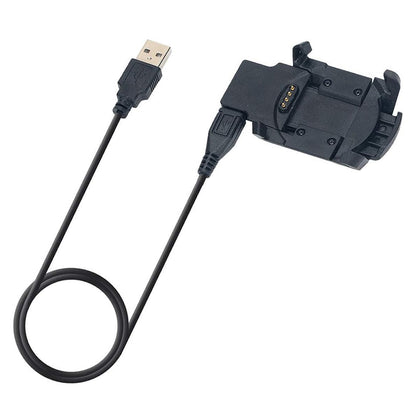 Cable de Carga Techsuit TGC5 para Garmin Fenix 3 Sapphire / 3 HR / 3, USB-A, Negro
