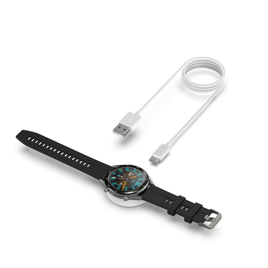 Cable de Carga Techsuit THC3 para Honor Watch / Huawei Watch Series, USB-A, Blanco