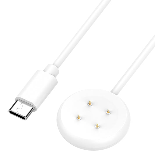 Cable de Carga Techsuit THC5 para Google Pixel Watch 3 45mm / Watch 3 41mm, USB-C, Blanco