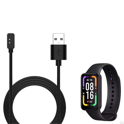 Cable de Carga Techsuit TXC2 para Xiaomi Smart Band 7 Pro / Redmi Watch 2 / Watch 2 Lite, USB-A, Negro