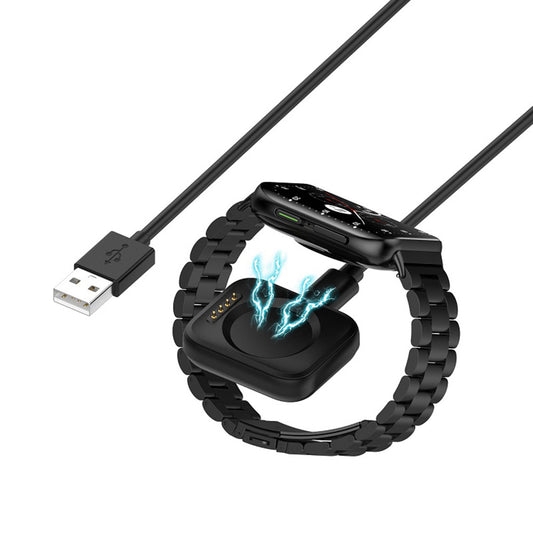 Cable de Carga Techsuit TXC8 para Oppo Watch / OnePlus Watch Series, USB-A, Negro
