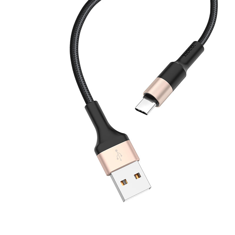 Cable de Datos y Carga USB-A - USB-C HOCO X26 Xpress, 18W, 1m, Dorado