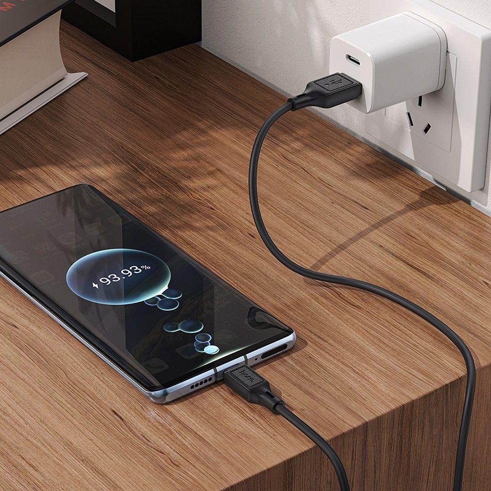 Cable de Datos y Carga USB-A - USB-C HOCO X90, 60W, 1m, Negro