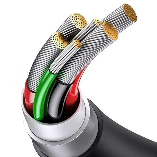 Cable de Carga USB-A - Lightning / microUSB / USB-C Baseus 3in1, 100W, 1.5m, Blanco P10377705213-00