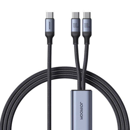 Cable de carga USB-C - USB-C Joyroom SA21-1T2, 100W, 1,5m, Negro 