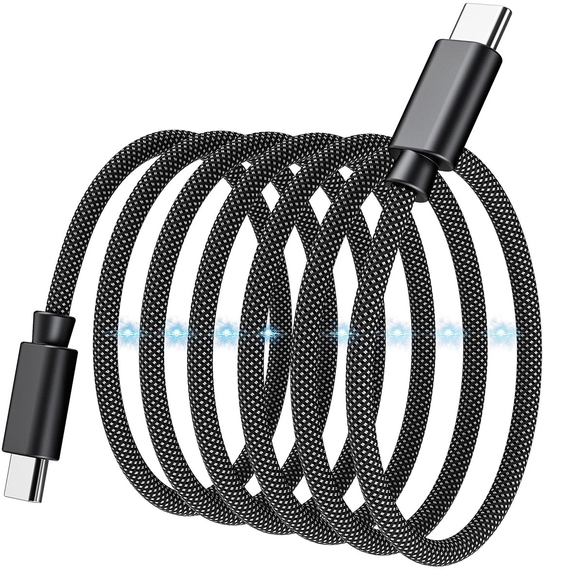 Cable de carga USB-C - USB-C Choetech XCC-1052, 100 W, 1,2 m, negro 