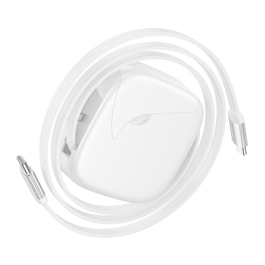 Cable de Datos y Carga USB-C - USB-C HOCO U140, 60W, 0.95m, Blanco