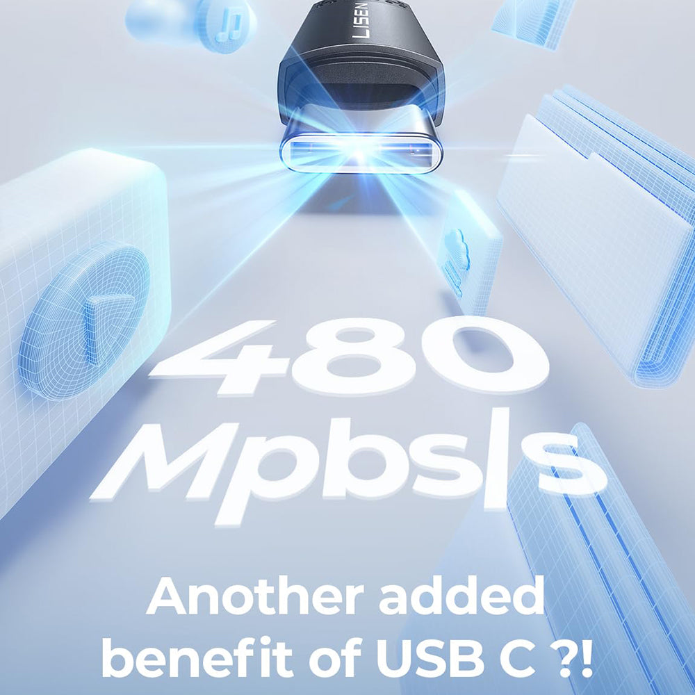 Cable de carga USB-C - USB-C / MagSafe 3 Lisen, 140W, 2m, Gris YL0124070021