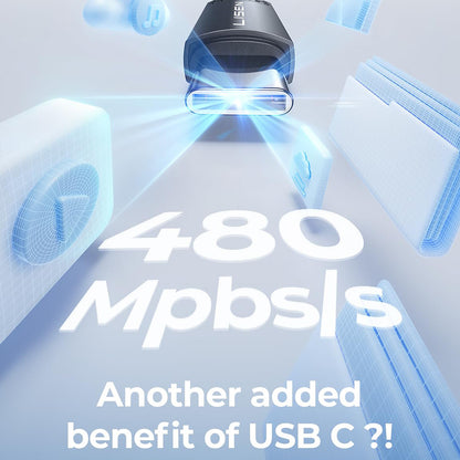 Cable de carga USB-C - USB-C / MagSafe 3 Lisen, 140W, 2m, Gris YL0124070021