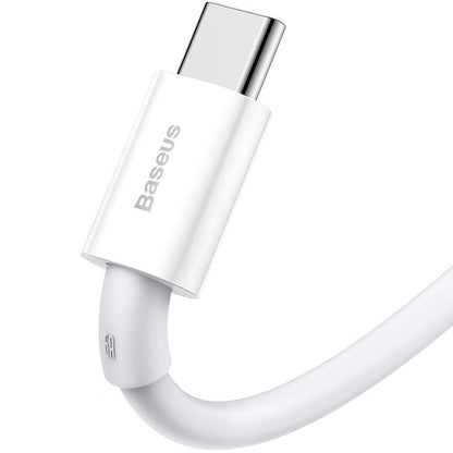 Cable de datos y carga USB-A - USB-C Baseus Superior Series, 66W, 1m, Blanco CATYS-02