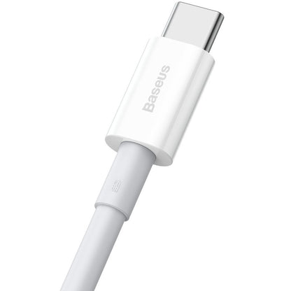 Cable de datos y carga USB-A - USB-C Baseus Superior Series, 66W, 1m, Blanco CATYS-02