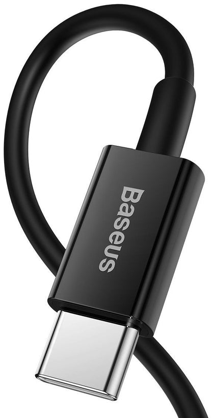 Cable de datos y carga USB-C - Lightning Baseus Superior Series, 20W, 2m, Negro CATLYS-C01