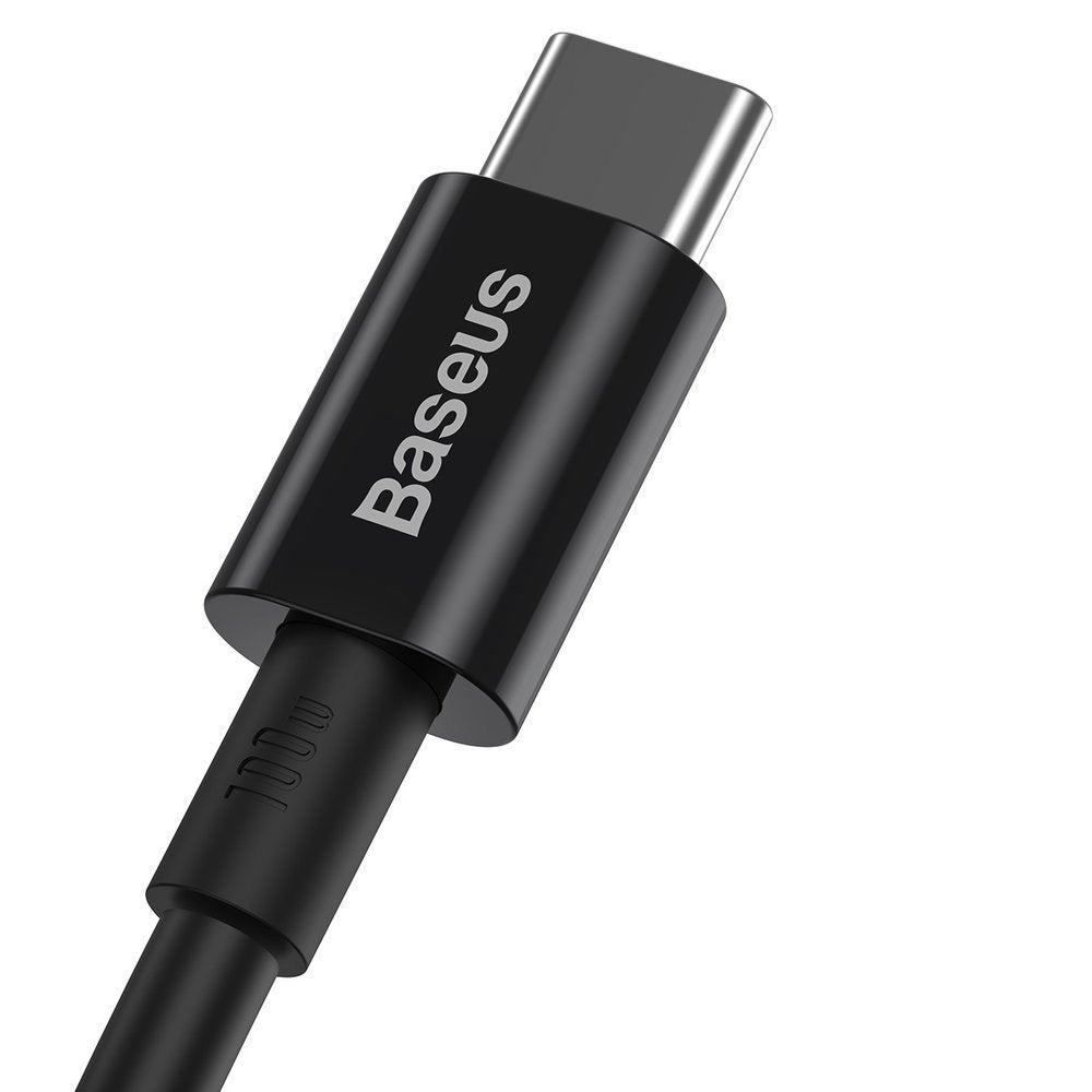 Cable de carga y datos USB-C - USB-C Baseus Superior Series, 100W, 2m, Negro CATYS-C01