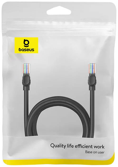 Cable de Red Baseus, UTP, Cat5, 3m, Negro B00133206111-04