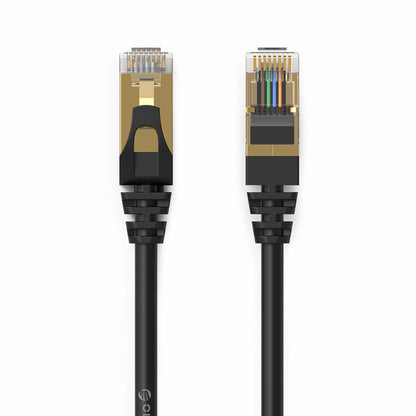 Cable de Red Orico PUG-C7, UTP, Cat7, 0.5m, Negro