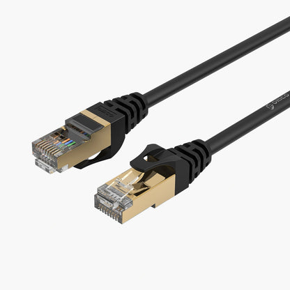 Cable de Red Orico PUG-C7, UTP, Cat7, 0.5m, Negro
