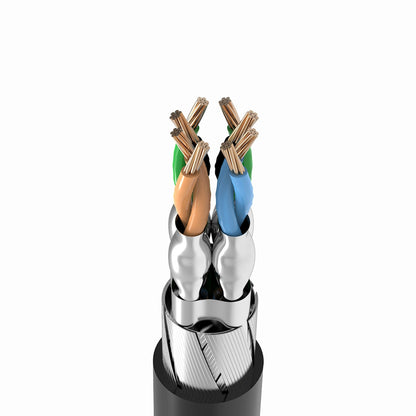 Cable de Red Orico PUG-C7, UTP, Cat7, 0.5m, Negro