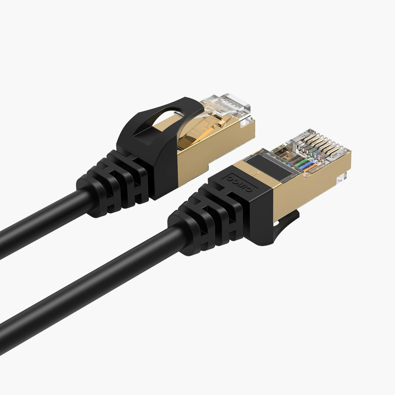 Cable de Red Orico PUG-C7, UTP, Cat7, 0.5m, Negro