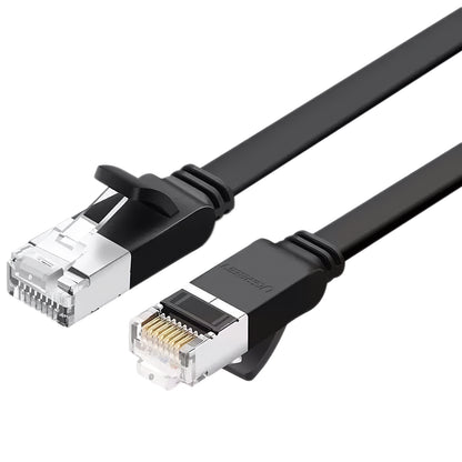UGREEN Cable de Red NW101 Plano, UTP, Cat6, 1m, Negro 