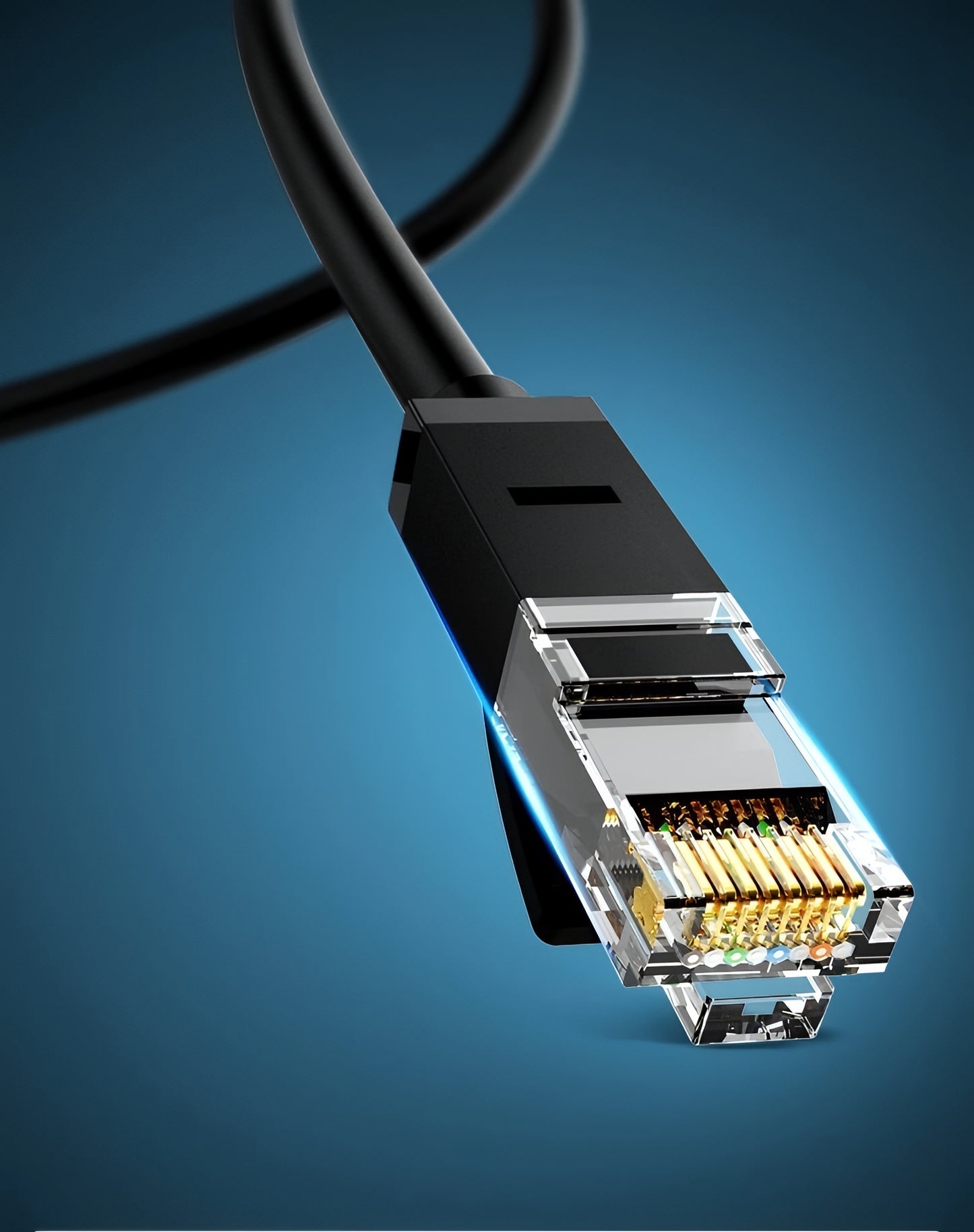 Cable de Red UGREEN NW102, UTP, Cat6, 15m, Negro