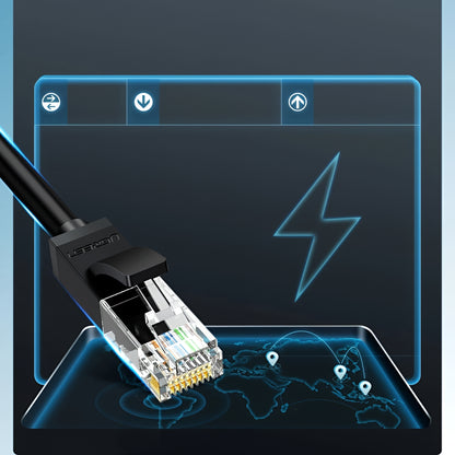 Cable de Red UGREEN NW102, UTP, Cat6, 15m, Negro