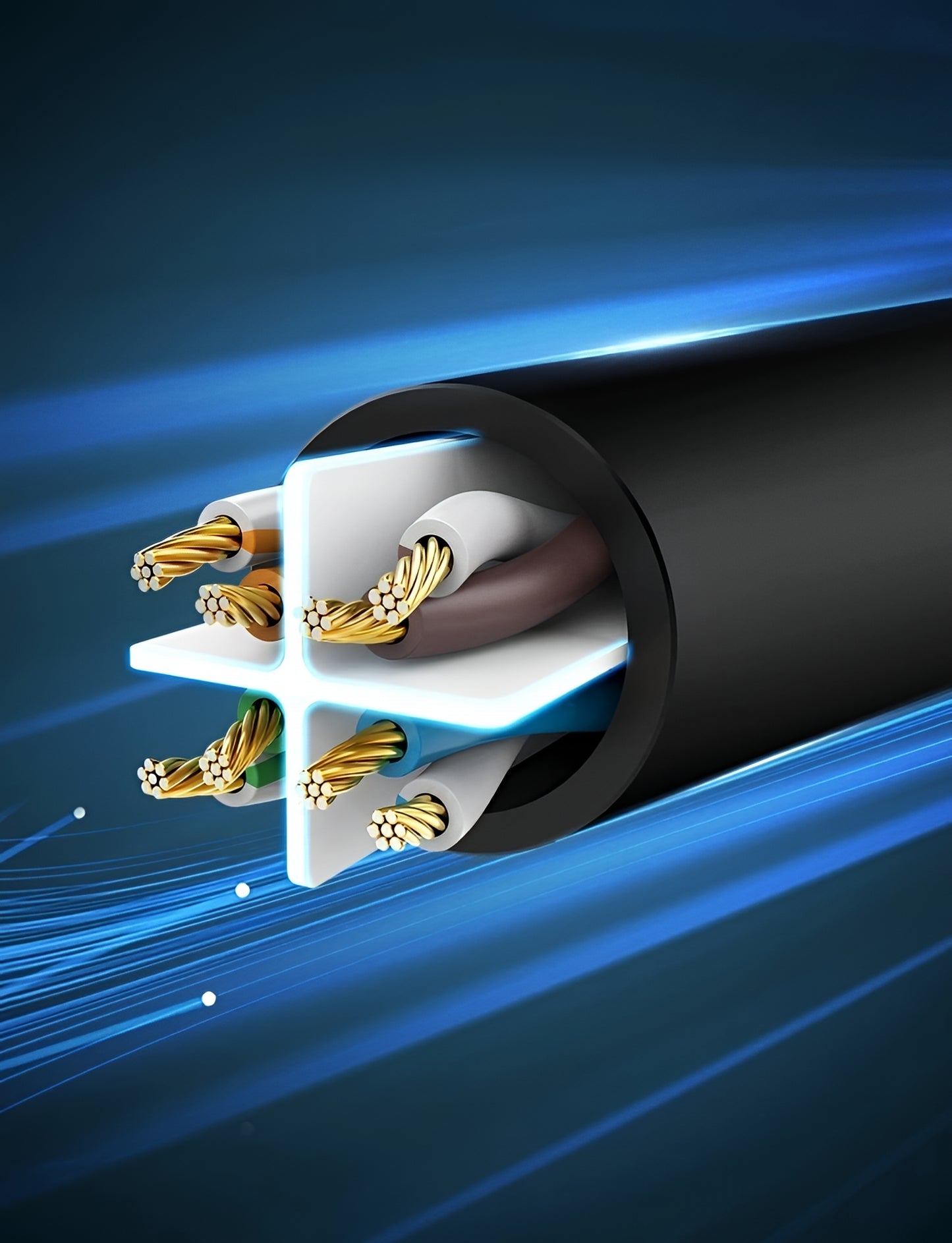 Cable de Red UGREEN NW102, UTP, Cat6, 15m, Negro