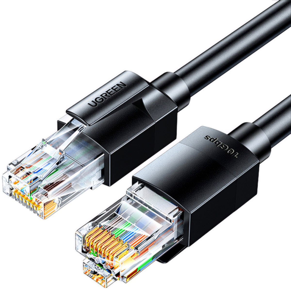 Cable de Red UGREEN NW315, UTP, Cat6A, 1m, Negro
