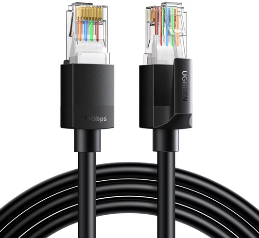 Cable de Red UGREEN NW316, UTP, Cat6, 8m, Negro