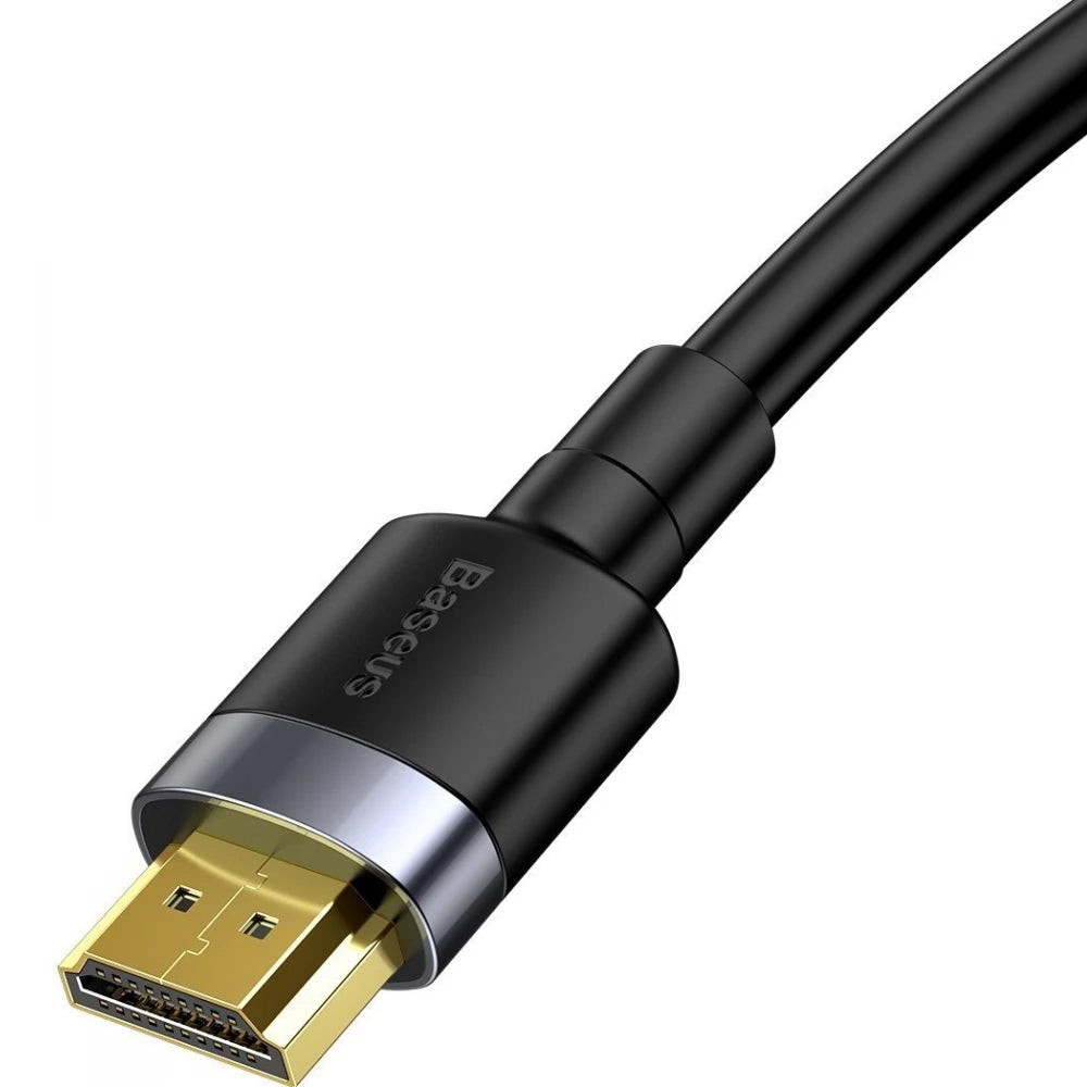 Cable de Video Baseus Cafule, HDMI - HDMI, 4K, 2m, Negro CADKLF-F01