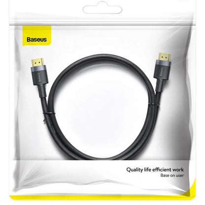 Cable de Video Baseus Cafule, HDMI - HDMI, 4K, 2m, Negro CADKLF-F01